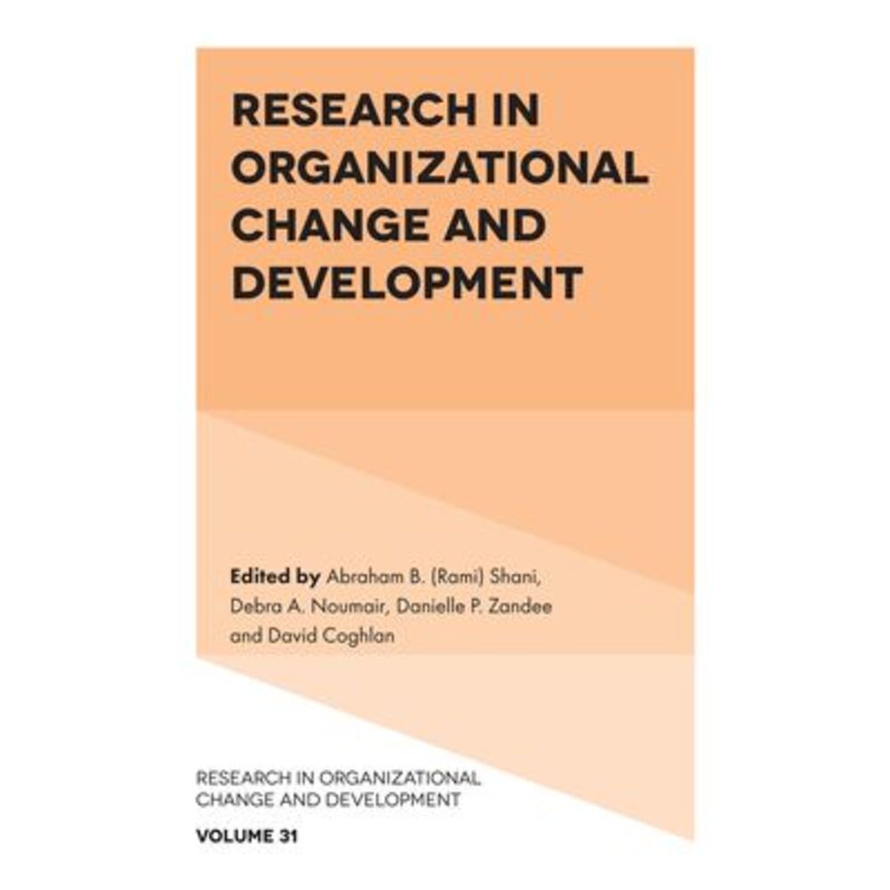 Research in Organizational Change and Development -- Shani